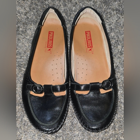 The Pikolinos Prygos Leather Laceless Oxford Comfort Shoes in women's size 6 - Picture 8 of 8